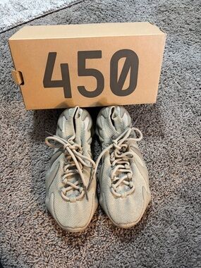 Yeezy 450 Sandstone Knit Sneakers